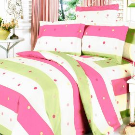 Blancho Bedding - [Colorful Life] Luxury 10PC MEGA Bed In A Bag Combo 300GSM (Queen Size)