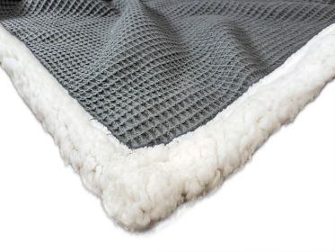 Alabama  Subtle Waffle Sherpa Throw