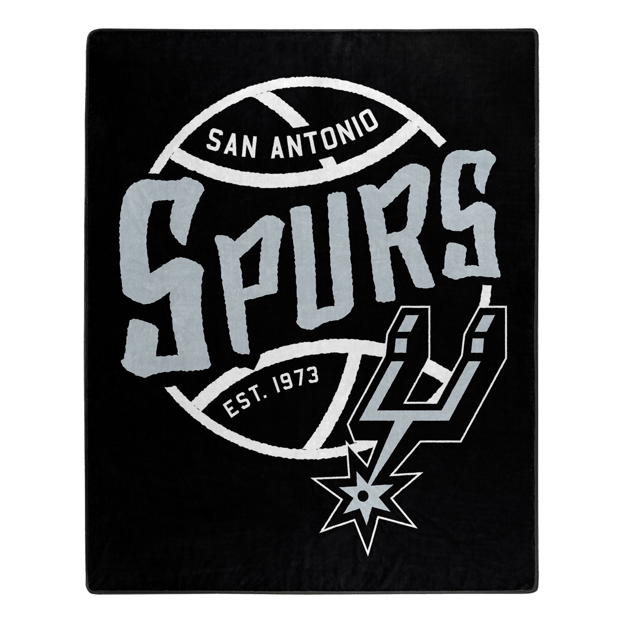 Lids San Antonio Spurs 50 x 60 Plush Raschel Throw Blanket