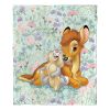 Bambi 80th Celebration, Botanical Duo Aggretsuko Comics Silk Touch Throw Blanket, 50" x 60"