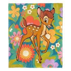 Bambi 80th Celebration, Mod About Bambi Aggretsuko Comics Silk Touch Throw Blanket, 50" x 60"