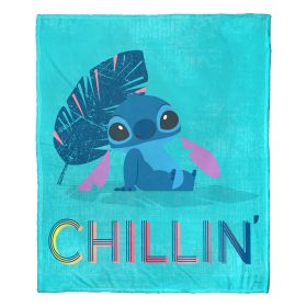 Lilo & Stitch, Chillin & Thrillin Aggretsuko Comics Silk Touch Throw Blanket, 50" x 60"