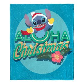 Lilo & Stitch, Festive Aloha Aggretsuko Comics Silk Touch Throw Blanket, 50" x 60"