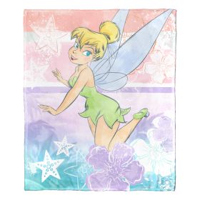 Tinkerbell, Seashore Tink Aggretsuko Comics Silk Touch Throw Blanket, 50" x 60"