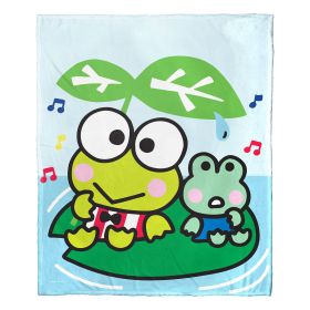 Keroppi, Lilypad Joyride Aggretsuko Comics Silk Touch Throw Blanket, 50" x 60"