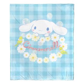 Cinnamoroll, Daisy Blues Aggretsuko Comics Silk Touch Throw Blanket, 50" x 60"