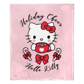 Hello Kitty, Cocoa Cutie Aggretsuko Comics Silk Touch Throw Blanket, 50" x 60"