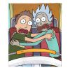 Rick & Morty, Hold On Aggretsuko Comics Silk Touch Throw Blanket, 50" x 60"