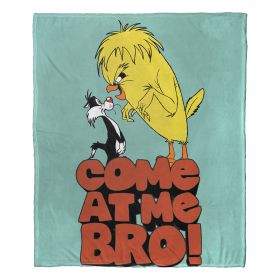 Looney Tunes, Come at Me Bro Aggretsuko Comics Silk Touch Throw Blanket, 50" x 60"