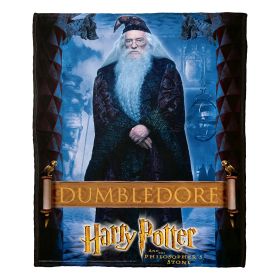 Harry Potter, Dumbledore Aggretsuko Comics Silk Touch Throw Blanket, 50" x 60"