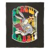 Looney Tunes, Screwy Rabbit Aggretsuko Comics Silk Touch Throw Blanket, 50" x 60"