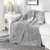 Silky Velvet Weighted Blanket-Grey-60&rdquo;*80&rdquo;