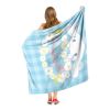 Cinnamoroll, Daisy Blues Aggretsuko Comics Silk Touch Throw Blanket, 50" x 60"