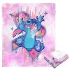 Lilo & Stitch, Wacky and Weird Aggretsuko Comics Silk Touch Throw Blanket, 50" x 60"