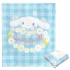 Cinnamoroll, Daisy Blues Aggretsuko Comics Silk Touch Throw Blanket, 50" x 60"