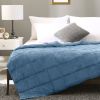 Reversible Weighted blanket-Blue 15lbs -48&rdquo;x72&rdquo;