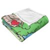 My Melody, Outdoor Reading Aggretsuko Comics Silk Touch Throw Blanket, 50" x 60"