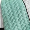 [Tetris - C] Vermicelli-Quilted Patchwork Geometric Quilt Set Full/Queen