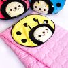 [Sirotan - Ladybug Yellow] Blanket Pillow Cushion / Travel Pillow Blanket (39.4 by 59.1 inches)