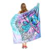 Lilo & Stitch, Hippie Stitch Aggretsuko Comics Silk Touch Throw Blanket, 50" x 60"