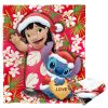 Lilo & Stitch, Santa Stitch Aggretsuko Comics Silk Touch Throw Blanket, 50" x 60"