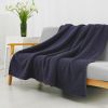 Oversided Sherpa Throw; 60&quot; x 72&quot; Ink Blue