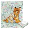 Bambi 80th Celebration, Botanical Duo Aggretsuko Comics Silk Touch Throw Blanket, 50" x 60"