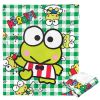 Keroppi, Playtime Plaid Aggretsuko Comics Silk Touch Throw Blanket, 50" x 60"