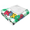 Keroppi, Playtime Plaid Aggretsuko Comics Silk Touch Throw Blanket, 50" x 60"