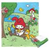 My Melody, Outdoor Reading Aggretsuko Comics Silk Touch Throw Blanket, 50" x 60"