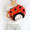 [Sirotan - Ladybug Red] Blanket Pillow Cushion / Travel Pillow Blanket (39.4 by 59.1 inches)