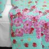 [Flora River] 3PC Cotton Vermicelli-Quilted Printed Quilt Set (Full/Queen Size)