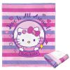 Hello Kitty, All Around Aggretsuko Comics Silk Touch Throw Blanket, 50" x 60"