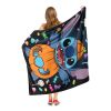 Lilo & Stitch, Candy Stitch Aggretsuko Comics Silk Touch Throw Blanket, 50" x 60"