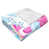 Cinnamoroll, Cute And Bouncy Aggretsuko Comics Silk Touch Throw Blanket, 50" x 60"