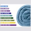 Reversible Weighted blanket-Blue 15lbs -48&rdquo;x72&rdquo;