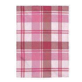 Accent Throw Blankets, Pink And White Plaid Style Velveteen Plush Blanket (size: 30" âˆšÃ³ 40")