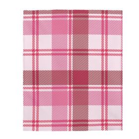 Accent Throw Blankets, Pink And White Plaid Style Velveteen Plush Blanket (size: 50" âˆšÃ³ 60")