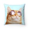 Cat is Always Right Square Pillow - 4 Sizes