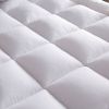 Mattress Topper Pad Quilted Mattress Cover Bed Protector King Queen Full Twin Size